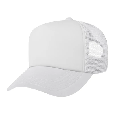 White Snapback Trucker Hat