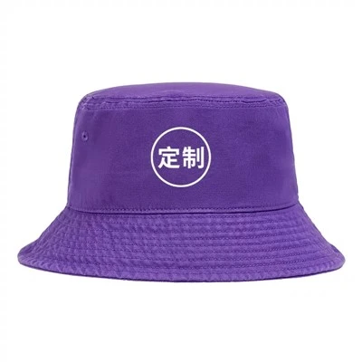 Wide Brim Cotton Bucket Hat
